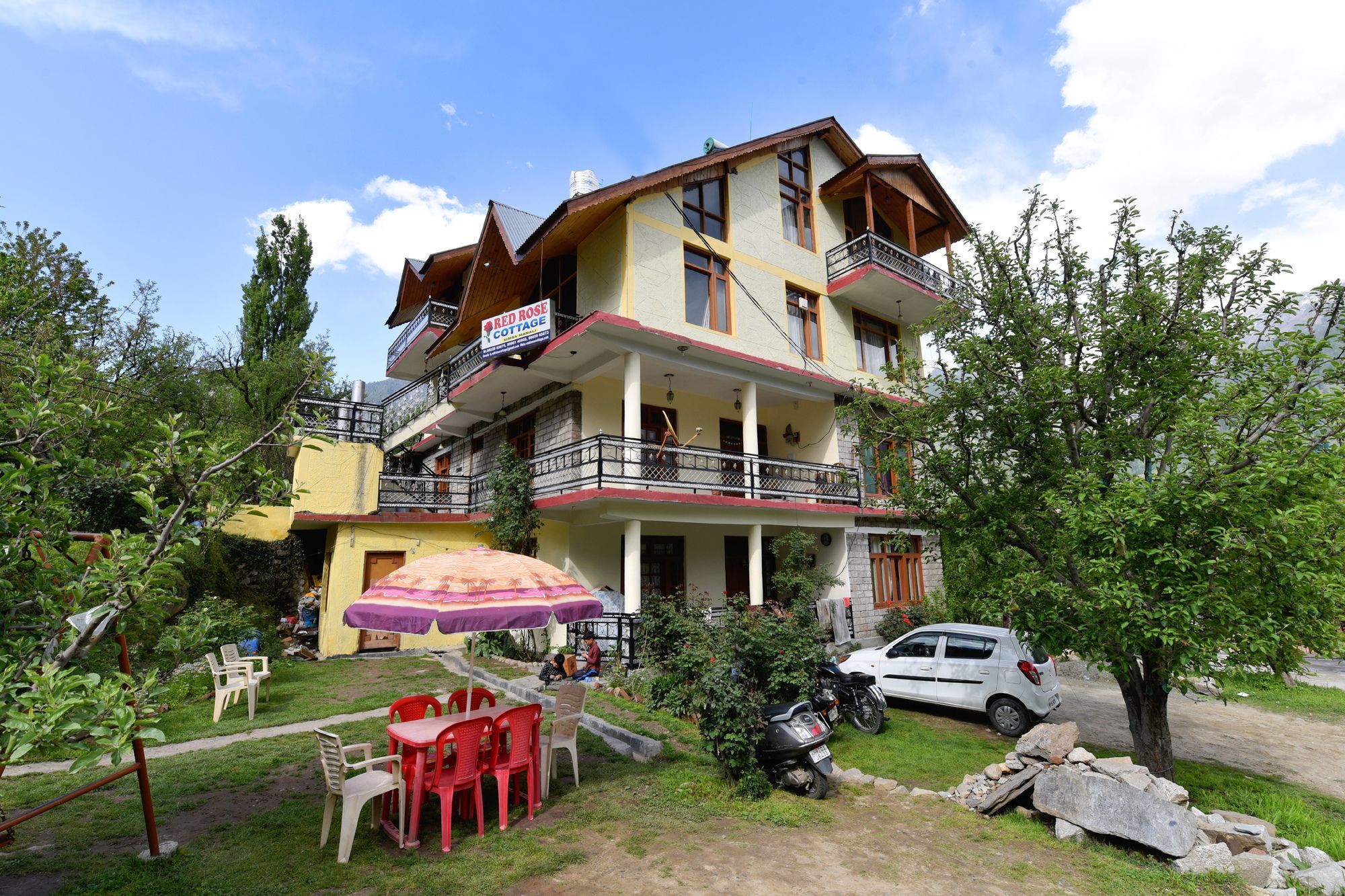 Oyo 13232 Red Rose Cottage Manāli Buitenkant foto